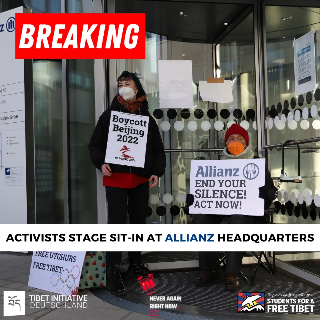 BREAKING: ACTIVISTS STAGE SIT-IN AT ALLIANZ HEADQUARTERS