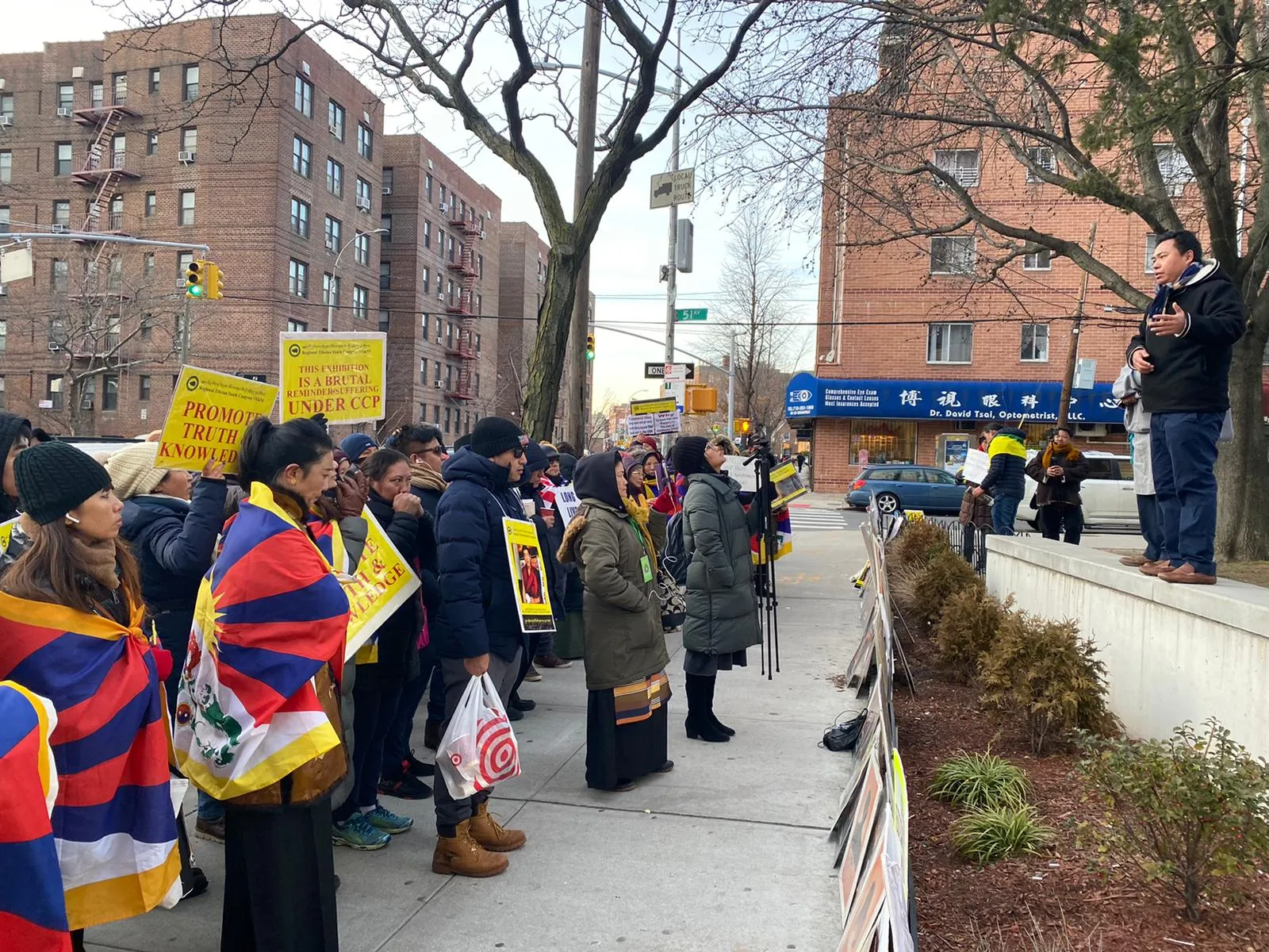 Queens Library Protesters