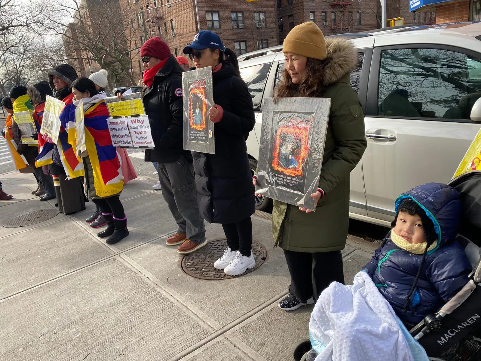 Queens Library Protesters