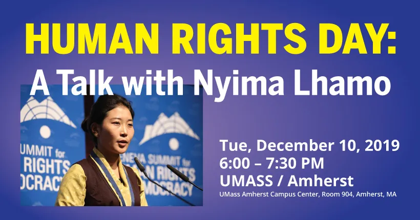 Human Rights Day: A Talk with Nyima Lhamo